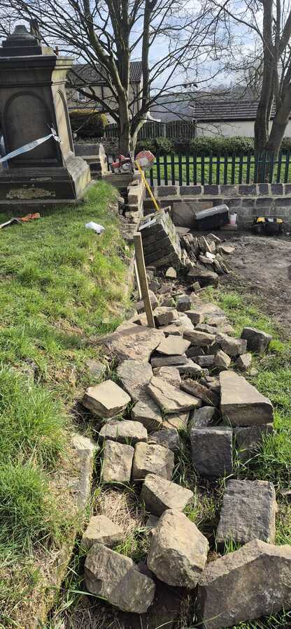 TASK4 –the remains of the left-hand wall can now be seen